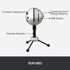 Blue Microphones  Snowball USB Microphone, Studio-Quality, for PC and Mac - Silver Image