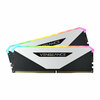 Corsair  Vengeance RGB RT 16GB Memory Kit (2 x 8GB), DDR4, 3200MHz (PC4-25600), CL16, XMP 2.0, 10 LEDs, AMD Optimised, White Image