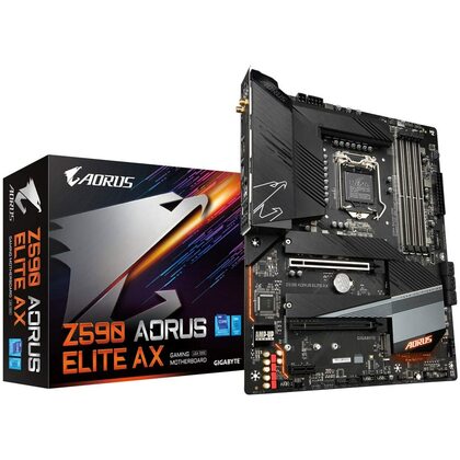 Gigabyte  Intel Z590 AORUS ELITE AX Intel Socket 1200 ATX Motherboard