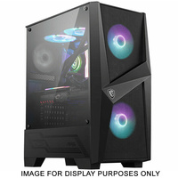 MSI  MAG FORGE R ATX Tempered Glass ARGB PC Gaming Case With Hub