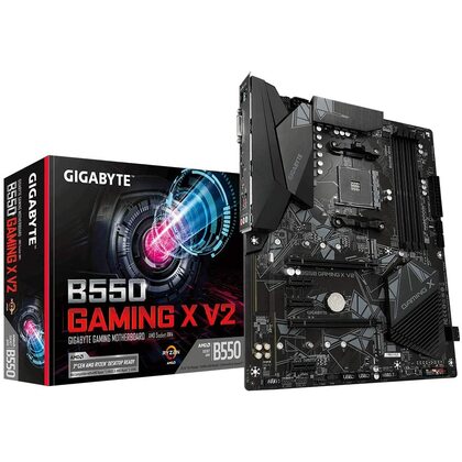 Gigabyte B550-GAMING-X-V2 AMD Ryzen B550 GAMING X V2 AM4 PCIe 4.0 ATX Motherboard - Black Friday Offer