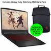MSI  Katana GF66 Intel Core i5 8GB RAM 512GB SSD Nvidia RTX 3050 15.6`` Gaming Laptop Image
