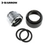 BARROW  G1/4 - 16Mm Od Twin Seal Hard Tube Compression Fitting - Black Image