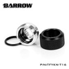 BARROW  G1/4 - 16Mm Od Twin Seal Hard Tube Compression Fitting - Black Image