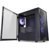 Tecware  FORGE M2 - Mini Tower Black - TG Side Pannel with 3x RGB Fans Image