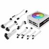 Corsair  CX-F RGB Series 650W 80 Plus Bronze Fully Modular PSU Power Supply - White Edition Image