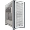 Corsair CC-9011201-WW 4000D Airflow White Edition - Tempered Glass Mid-Tower ATX Case (High-Airflow Front Panel, Tempered glass side panel Image
