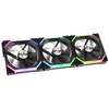 Lian Li  UNI SL120 Addressable RGB 120mm Fan Triple Pack With Controller - Black Image