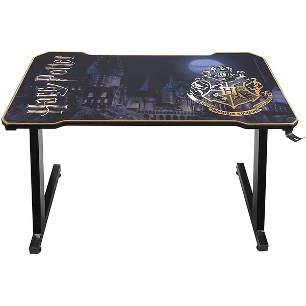 Subsonic  Harry Potter Officially Licensed Gaming Desk With Carbon Finish - Black