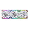 Lian Li  UNI SL120 Addressable RGB 120mm Fan Triple Pack With Controller - White Image