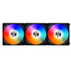 Lian Li UF-AL120-3W UNI AL120 Addressable RGB 120mm Fan Triple Pack With Controller - Black Image