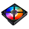 Lian Li UF-AL120-3W UNI AL120 Addressable RGB 120mm Fan Triple Pack With Controller - Black Image
