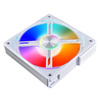 Lian Li  UNI AL120 Addressable RGB 120mm Fan Triple Pack With Controller - White Image