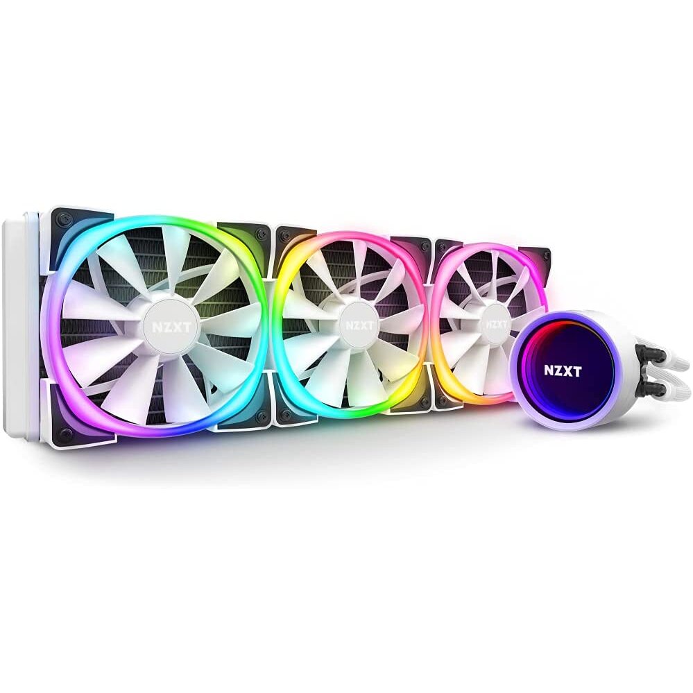 NZXT Kraken X73 White All In One 360mm Intel/AMD CPU Water Cooler