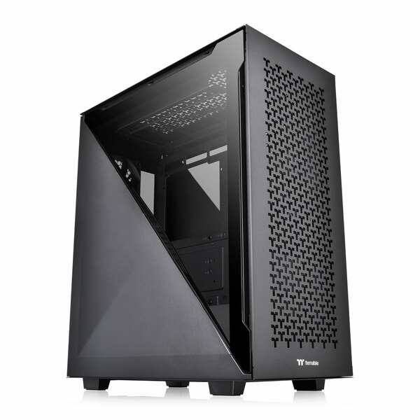 Thermaltake Divider 500 TG Air Black Tempered Glass Mid Tower PC Gaming Case