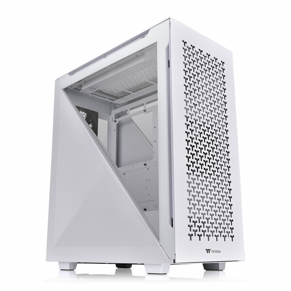 Thermaltake Divider 500 TG Air Snow Tempered Glass Mid Tower PC Gaming Case