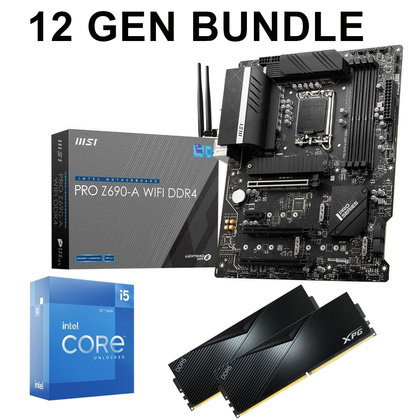 Falcon Z690-Pro-Wifi-12600k-32GB MAG-Z690-PRO-A-WIFI-DDR5, Intel 2600k, 32Gb XPG 5200 Memory Bundle