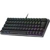 Coolermaster SK-620-GKTR1-UK Sk620 Wired 60% Mechanical Keyboard With TTC Red Switches - Gunmetal Grey Image