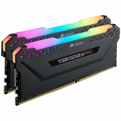Corsair CMW16GX4M2D3600C18 16GB (2x8GB) Corsair DDR4 Vengeance RGB PRO Black, PC4-28800 (3600), CAS 18, Intel XMP Certified.