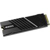 Gigabyte  AORUS Gen4 7000s SSD 1TB PCIe 4.0 NVMe M.2, Nanocarbon Coated Aluminum Heatsink - PS5 Ready Drive Image