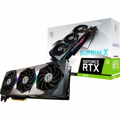 MSI  Geforce RTX 3070 Suprim X 8Gb GDDR6x PCI-Express Graphics  Card ** Maximum 1 card per household due to shortages **