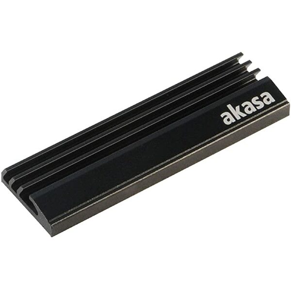 Akasa  Passive Cooler for M.2 2280 SSDs, Aluminium Heatsink, Black