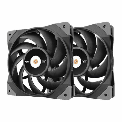 Thermaltake  2 Pack Thermaltake 120mm Toughfan 12 Radiator Performance PWM Case Fans