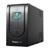 PowerCool  Smart UPS 1500VA 3 x UK Plug 3 x IEC RJ45 x 2 USB LCD Display 900w Image