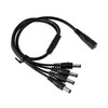 Generic 12V 5A 2.5mm 12 Volt AC Power Adaptor CCTV Kit With Mains Cable and 4 Way Splitter Image