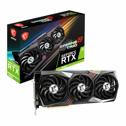 MSI  Geforce RTX 3080 Trio 3X OC LHR 10Gb GDDR6x PCI-Express Graphics Card