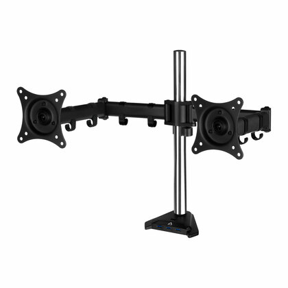 Arctic Cooling  Z2 Pro (Gen3) Dual Monitor Arm with 4-Port USB 3.0 Hub, Up to 34`` Monitors / 29`` Ultrawide, 180° Swivel, 360° Rotation