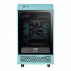 Thermaltake  The Tower 100 Mini Chassis Tempered Glass PC Gaming Case - Turquoise Image