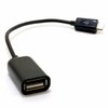Generic  OTG USB On The Go Host HQ Adapter Cable USB A Female to Micro B - Black Image