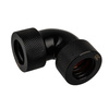 Alphacool  EISZAPFEN 16MM HARD TUBE 90 DEGREE FITTING - DEEP BLACK Image