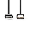 NEDIS  3.0m USB 2.0 Extension Cable 3m A plug - A Socket Image