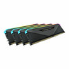 Corsair  Vengeance RGB RT 32GB Memory Kit (4 x 8GB), DDR4, 3600MHz (PC4-28800), CL18, XMP 2.0, 10 LEDs, AMD Optimised, Black Image