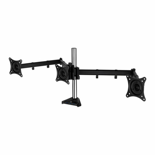 Arctic Cooling  Z3 Pro (Gen3) Triple Monitor Arm with 4-Port USB 3.0 Hub