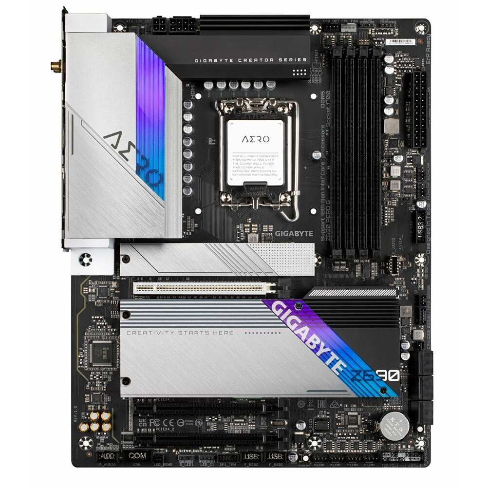 Gigabyte Z690 AERO G Intel DDR5 PCIe 5.0 ATX WIFI Motherboard LGA