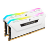 Corsair  RGB Pro SL 16GB Memory Kit (2 x 8GB), DDR4, 3200MHz (PC4-25600), CL16 XMP 2.0, White Image