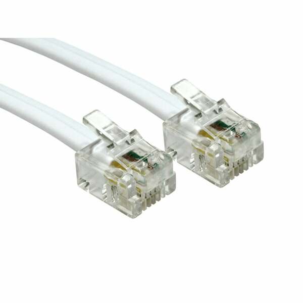 Generic  7.5 M Rj11 Cable ADSL Male To Male broadband cable
