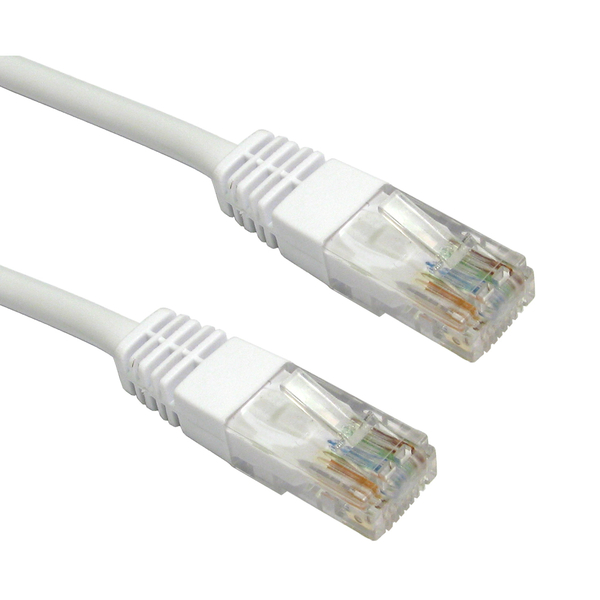 Generic  5Mt Rj45 Cat6a SSTP-LSOH Network Patch Lead - Snagless - White
