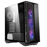 MSI MPG GUNGNIR 110M Black Mid Tower Tempered Glass PC Gaming Case