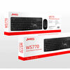 JEDEL  Wireless Gaming Keyboard and Mouse Kit with Dongle 2.4Ghz - Black Image