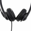 JEDEL Slim Light-Weight USB Office Noise Cancelling Headset Headphones With MIC For PC Laptop UK Image