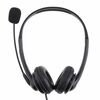JEDEL Slim Light-Weight USB Office Noise Cancelling Headset Headphones With MIC For PC Laptop UK Image