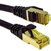 Generic  0.5 Meter Flat Network patch Cable Cat7 UTP - BLACK Image