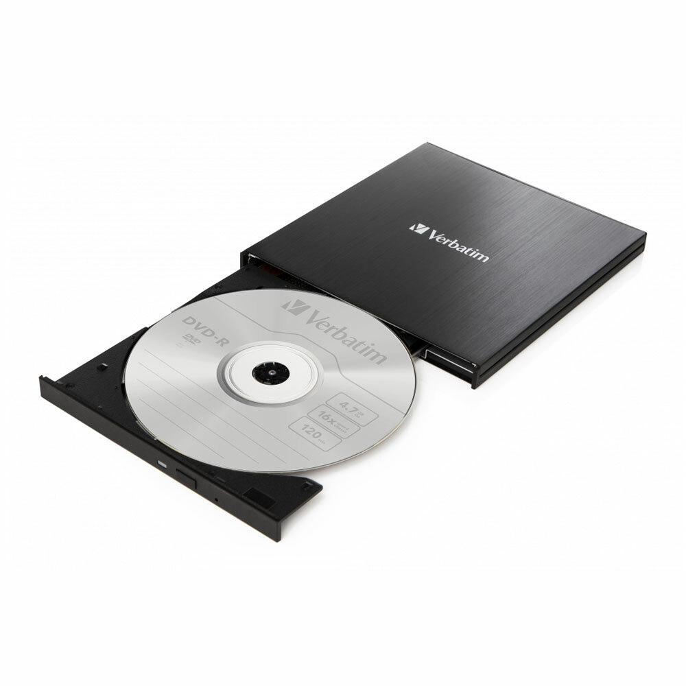 Verbatim External CD/DVD MDISC Writer USB Type C/A Falcon Computers