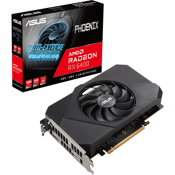 ASUS  Radeon RX 6400 4GB Phoenix Graphics Card
