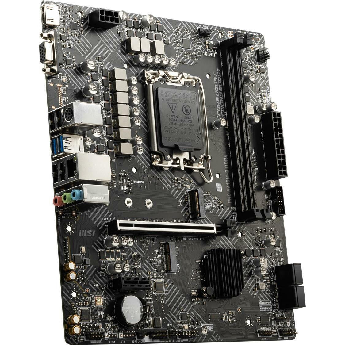 MSI PRO H610MB DDR4 MOTHERBOARD (Socket 1700 12th Gen) Falcon Computers