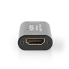 NEDIS 40.0 m HDMI Repeater  | 4K@60Hz | 18 Gbps | Metal | Anthracite HDDMI Female - HDMI Female Image